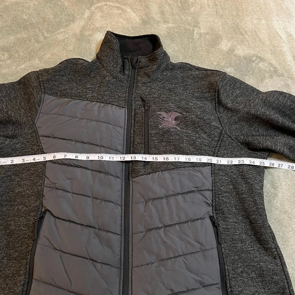 NRA mens jacket XL Grey Melange